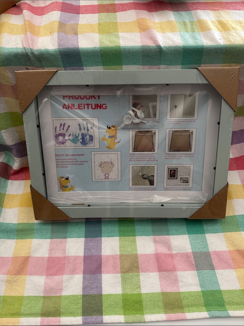 Kids Artwork Frame— blue